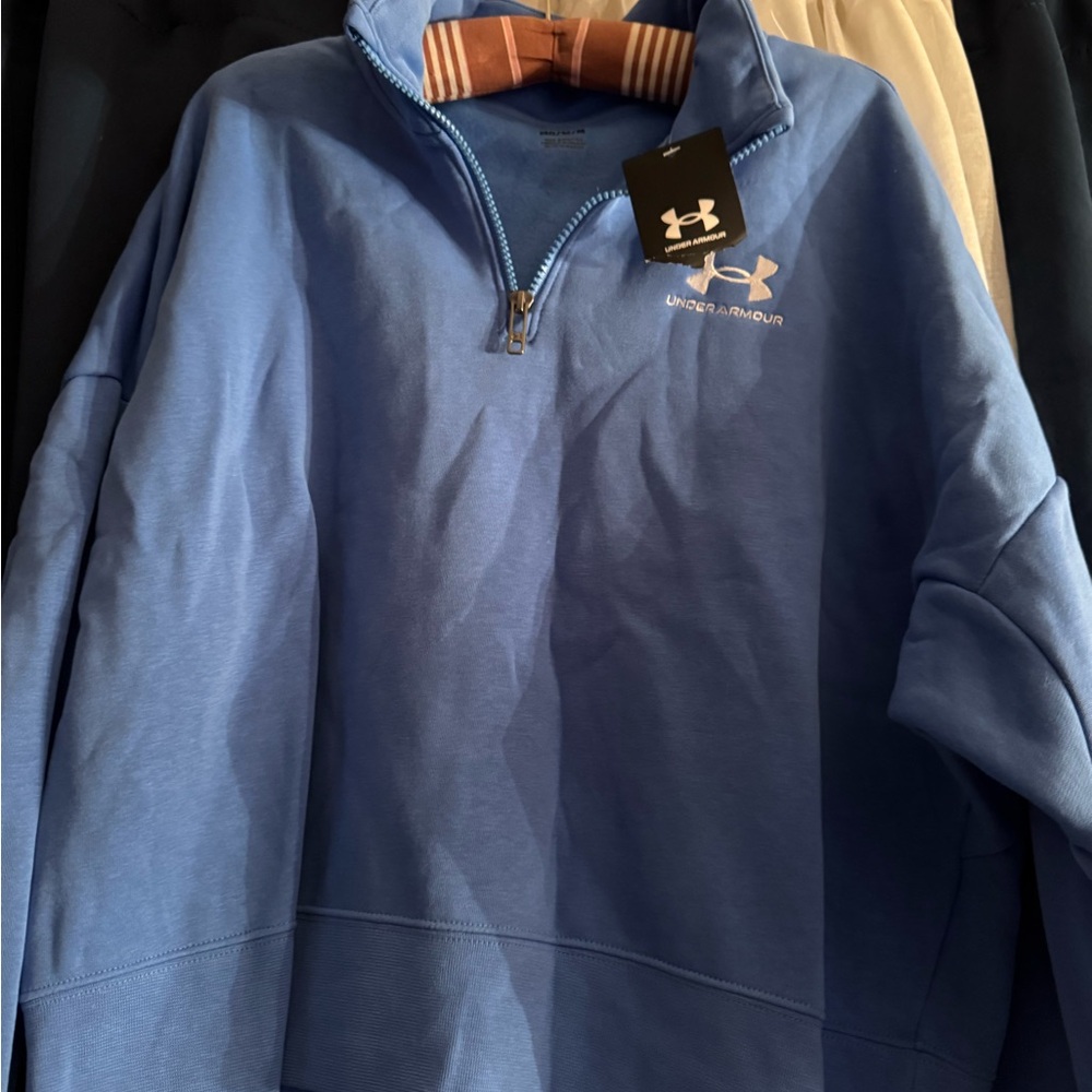 Under Armour Light Blue Performance Pullover